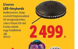 Lidl Livarno LED-fénykerék ajánlat