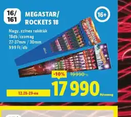 Lidl MEGASTAR/ROCKETS 18 ajánlat