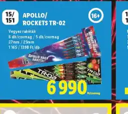 Lidl APOLLO/ ROCKETS TR-02 ajánlat