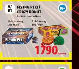 Lidl FLYING PEKI / CRAZY DONUT ajánlat