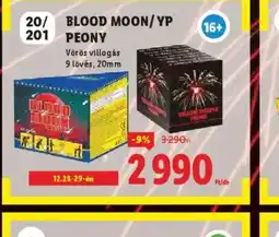 Lidl BLOOD MOON/YP PEONY ajánlat