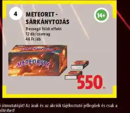 Lidl METEORITSÁRKÁNYTOJÁS ajánlat