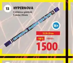 Lidl HYPERNOVA Csillámos gomb stick ajánlat