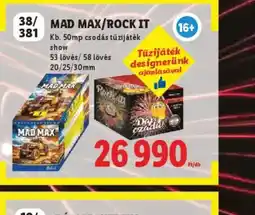 Lidl MAD MAX/ROCK IT Tűzijáték ajánlat