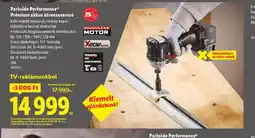 Lidl PARKSIDE PERFORMANCE AKKUS ÜTVECSAVAROZ ajánlat