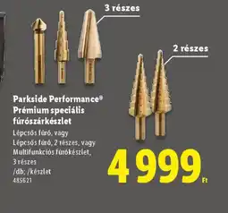 Lidl Parkside Performance fúrszárakészlet ajánlat