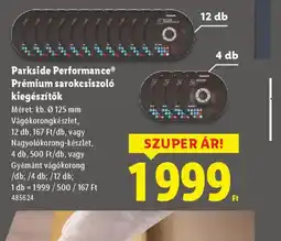 Lidl Parkside Performance® sarokcsiszol ajánlat