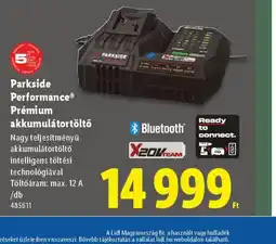 Lidl PARKSIDE PERFORMANCE akkumulátortöltő ajánlat