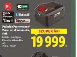 Lidl PARKSIDE Performance akkumulátor ajánlat