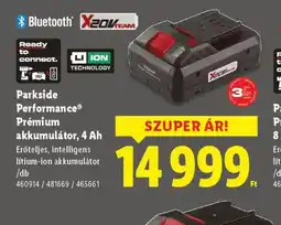 Lidl PARKSIDE Prémium akkumulátor ajánlat