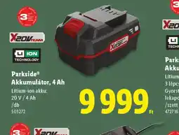 Lidl Parkside Akkumulátor ajánlat