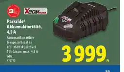 Lidl Parkside Akkumulátortöltő 4,5 A ajánlat
