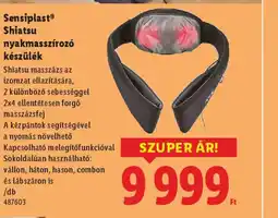 Lidl Sensiplast Shiatsu nyakmasszíroz ajánlat