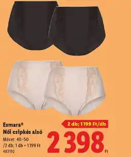 Lidl Esmara Női csipkés als ajánlat