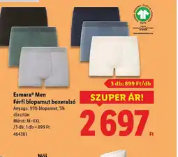 Lidl Esmara Men boxerals ajánlat