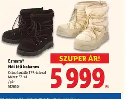 Lidl Esmara Női téli bakancs ajánlat