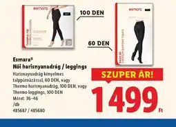 Lidl Esmara Női harisnyanadrág ajánlat