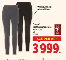 Lidl Esmara Női thermo leggings ajánlat