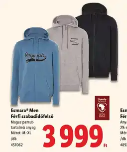 Lidl Esmara® Men Férfi szabadidőfelső ajánlat