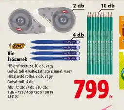 Lidl Bic Írszerek ajánlat
