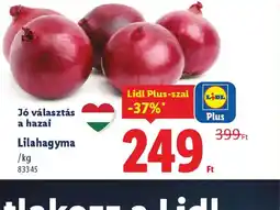 Lidl Lilahagyma ajánlat