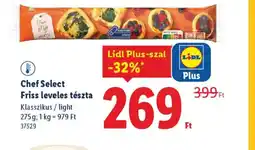 Lidl Chef Select Friss leveles tészta ajánlat