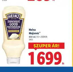 Lidl Heinz Majonéz ajánlat