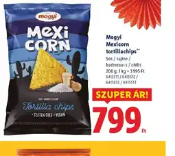 Lidl Mogyi Mexicorn tortillachips ajánlat