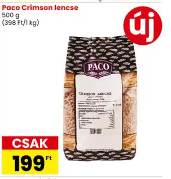 Paco Crimson lencse