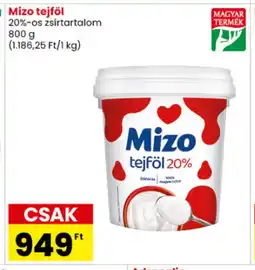 Spar Mizo tejföl ajánlat