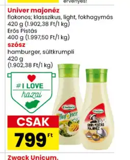Spar Univer majonéz ajánlat