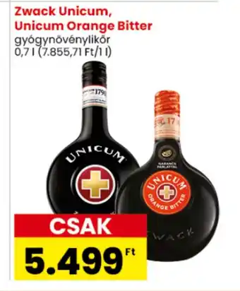 Zwack Unicum, Unicum Orange Bitter