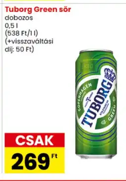 Spar Tuborg Green sör ajánlat