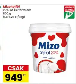 Spar Market Mizo tejföl ajánlat