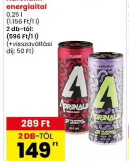 Spar Market Adrenalin energiaital ajánlat