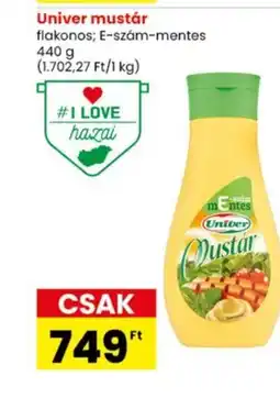Spar Market Univer mustár ajánlat
