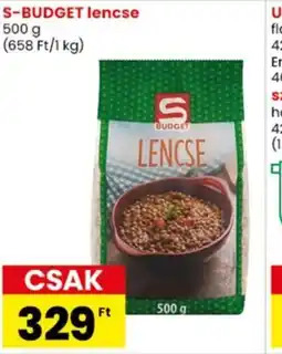 Spar Market S-BUDGET lencse ajánlat