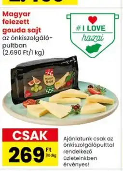 Spar Market Magyar felezett gouda sajt ajánlat