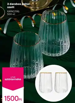 Pepco 2 darabos pohár ajánlat