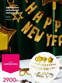 Pepco 24 darabos szilveszteri dekoráció ajánlat