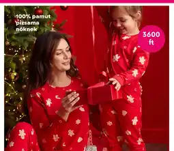 Pepco 100% pamut pizsama nőknek ajánlat