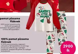 Pepco 100% pamut pizsama fiúknak ajánlat