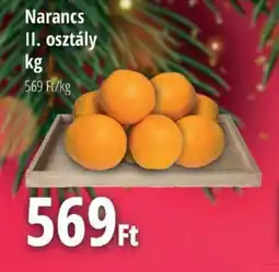 Real Narancs II. osztály ajánlat