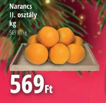 Narancs II. osztály