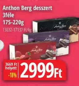 Real Anthon Berg desszert ajánlat