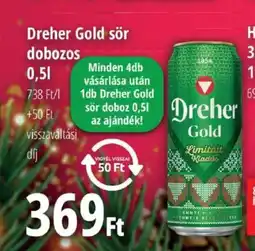 Real Dreher Gold sör ajánlat