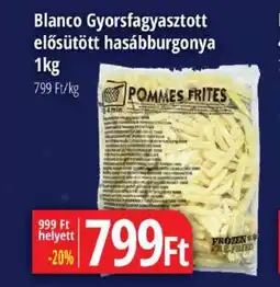 Real Blanco Gyorsfagyasztott elősütött ajánlat