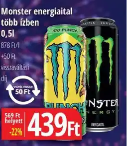 Real Monster energiaital ajánlat
