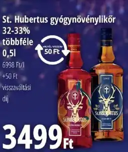 Real St. Hubertus gyógynövénylikőr ajánlat