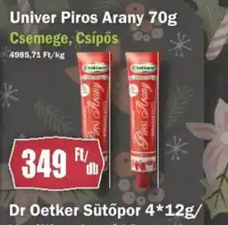 FullDiszkont Univer Piros Arany ajánlat